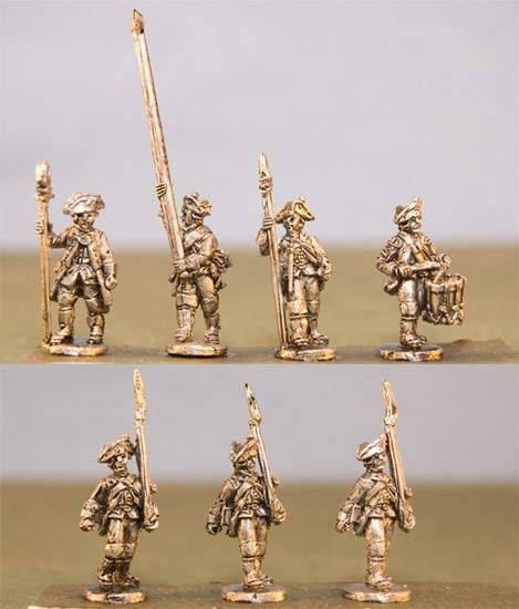 Hessian Musketeers with Command